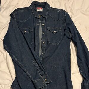 Levi's Dark Blue Denim Shirt